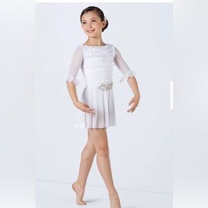 Weissman Dance 14710 Go Your Own Way White Size Large Child